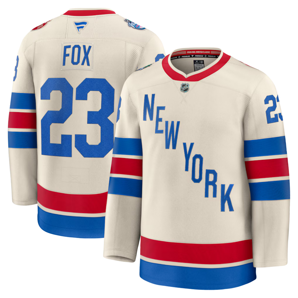 Adam Fox New York Rangers 2026 NHL Winter Classic Premium