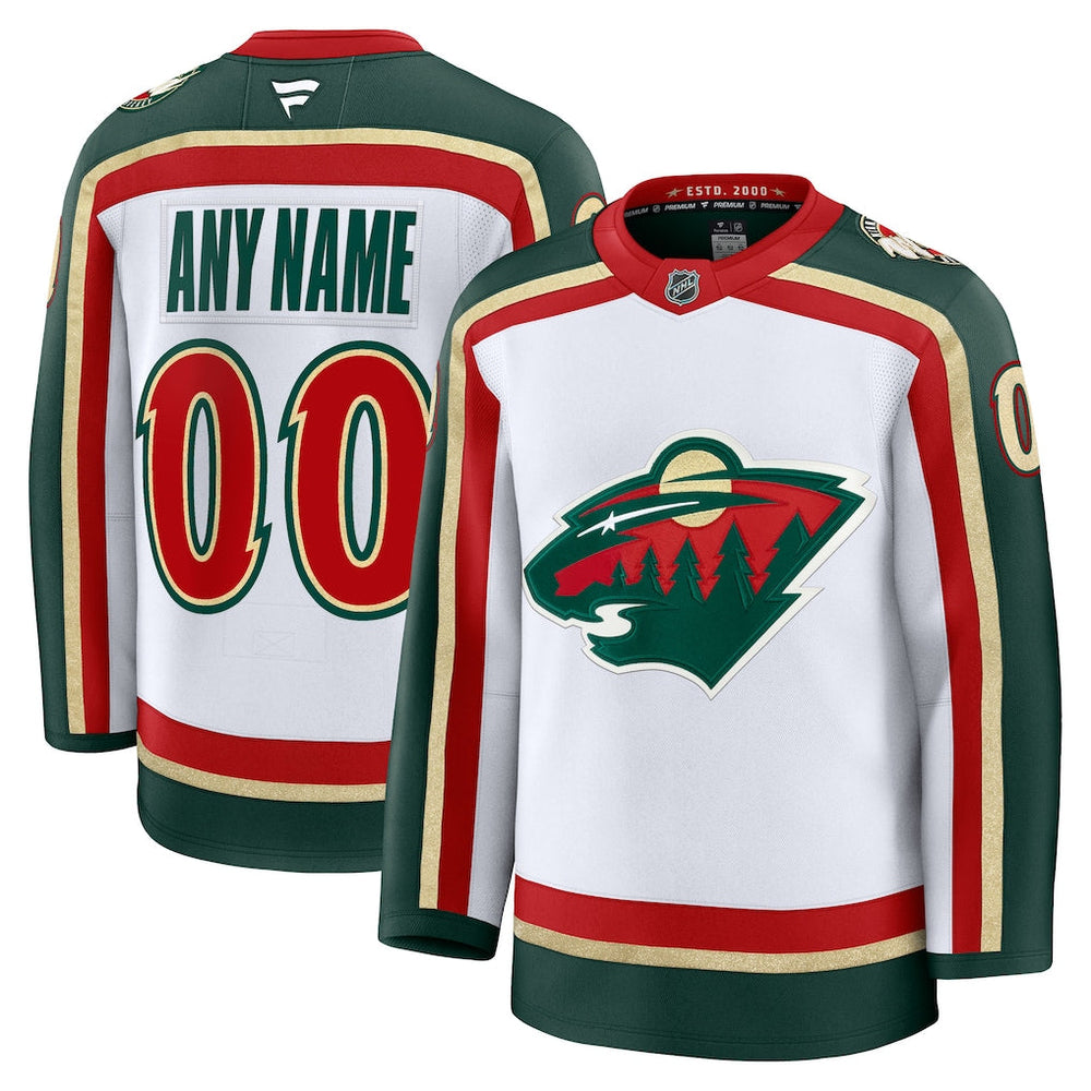 Custom Minnesota Wild 25th Anniversary Premium Jersey