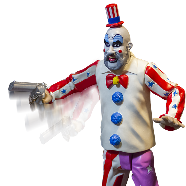House of 1000 Corpses - Finger Lickin' Pistol Whippin' Captain Spaulding - 5" Action Figure product image 5, provided for