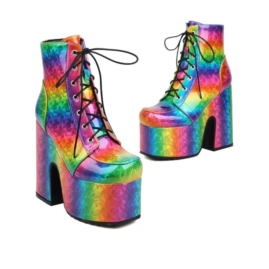 New Fashion thick sole Multiple Colors short boots product image 2, provided for visual reference and product detail review