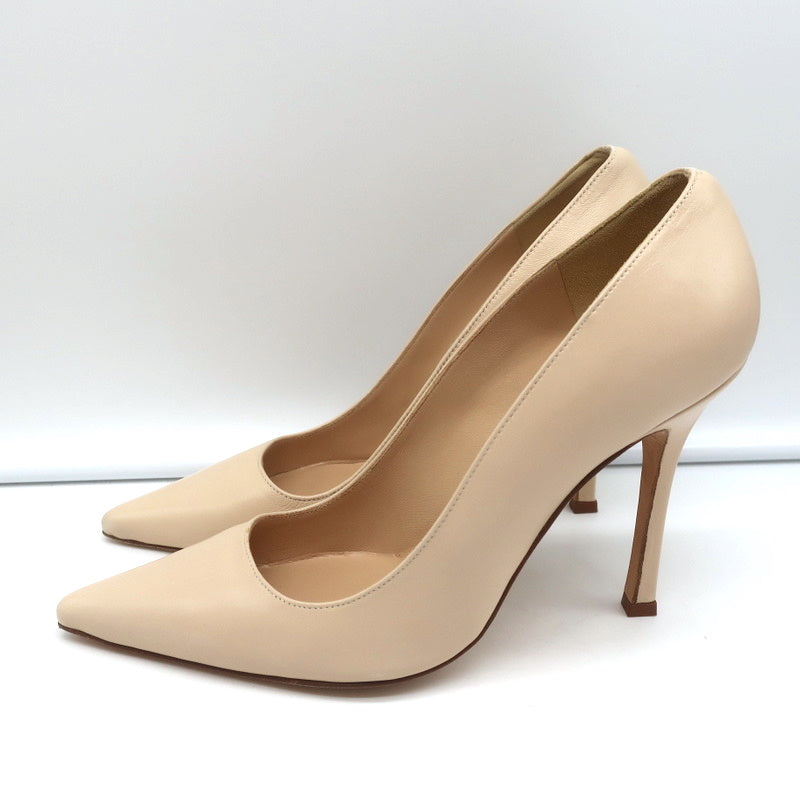Manolo Blahnik Para Pumps Nude Leather Size 38.5 Pointed Toe Heels product image 6, provided for visual reference and