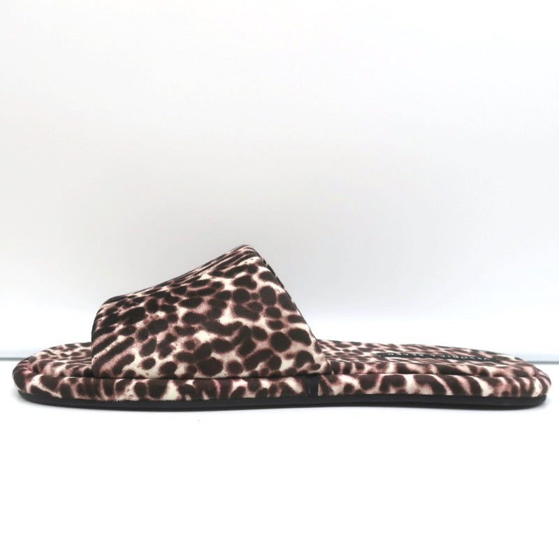 Veronica Beard Slipper Sandals Gillian White/Espresso Leopard Print Size 8 NEW product image 7, provided for visual