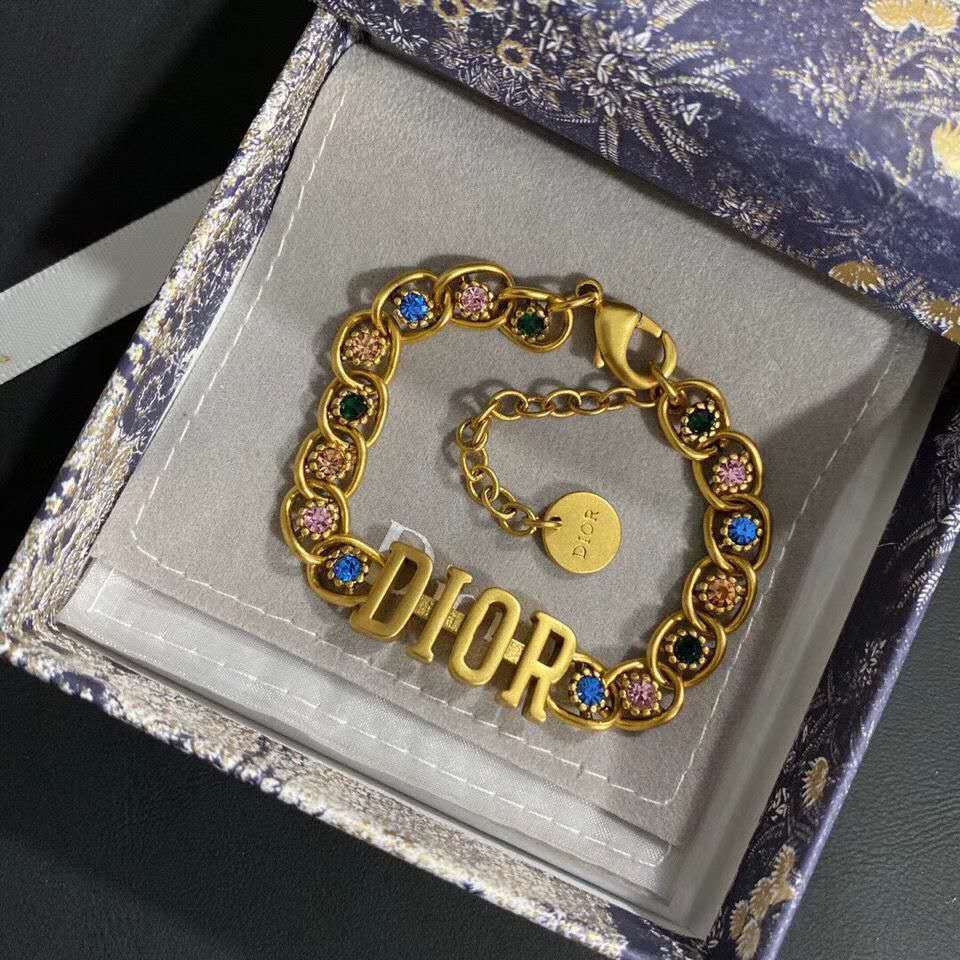 Colorful zirconium inlaid bracelet product image 1, provided for visual reference and product detail review