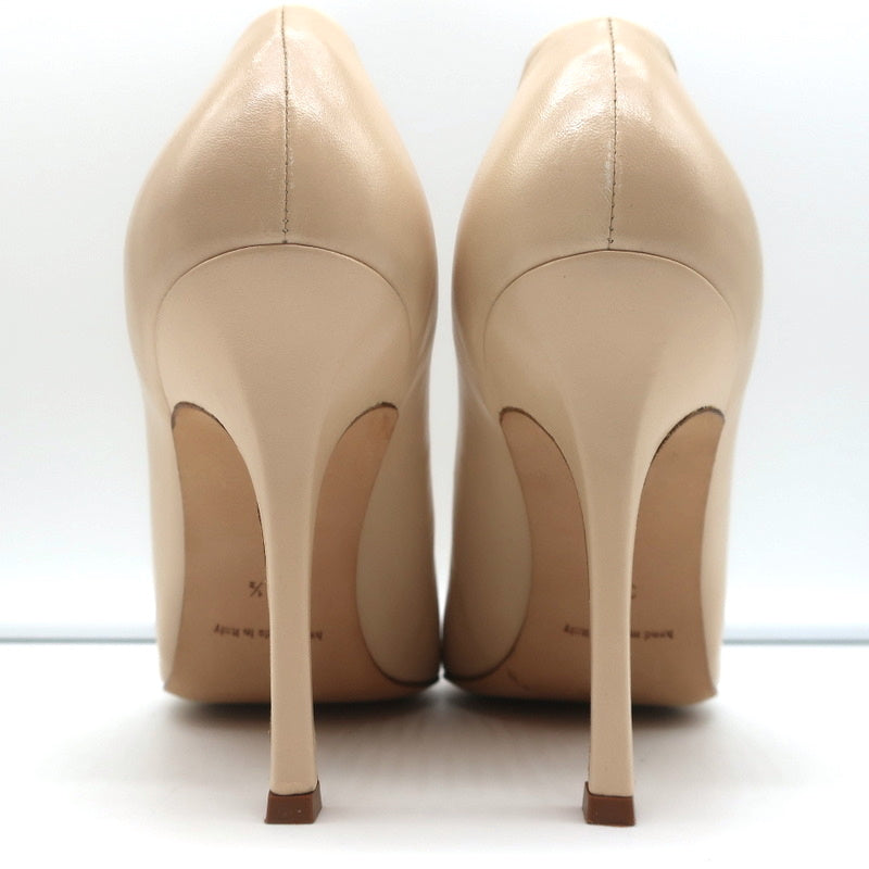 Manolo Blahnik Para Pumps Nude Leather Size 38.5 Pointed Toe Heels product image 8, provided for visual reference and