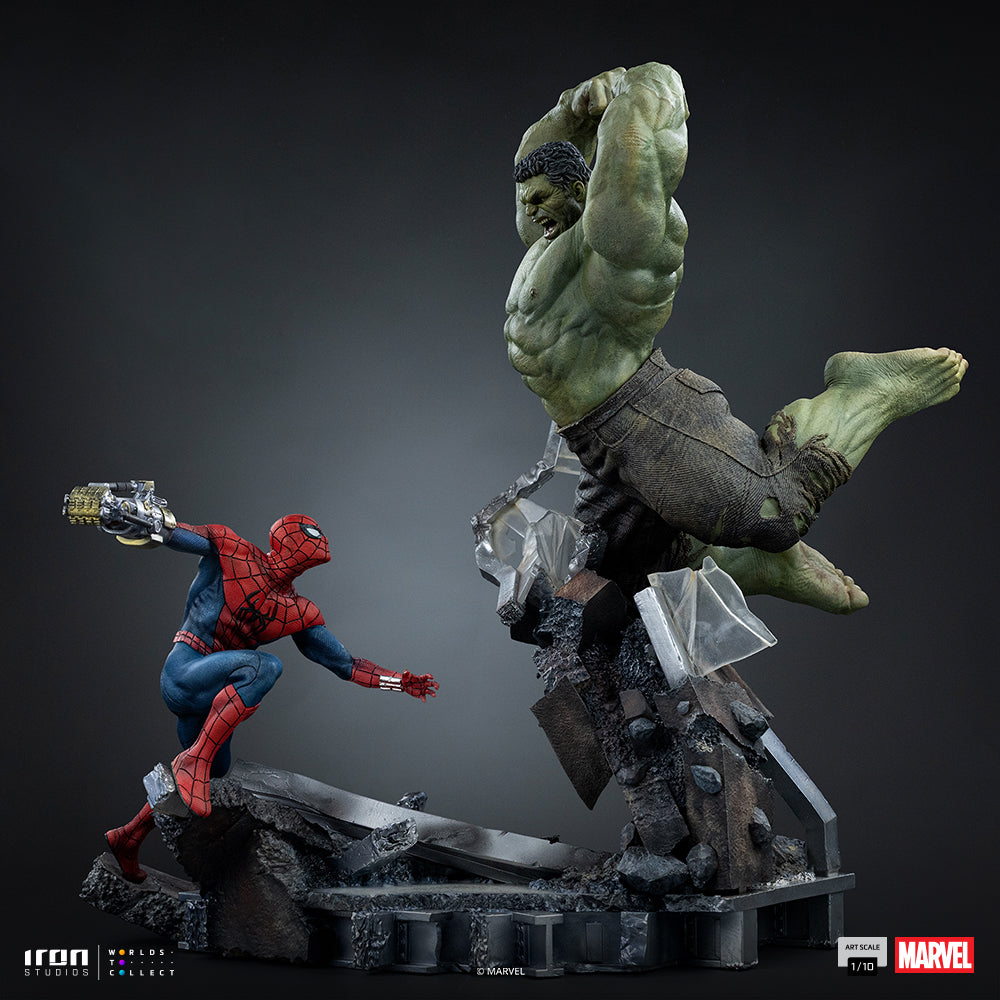 Pre-Order - Statue Spider-Man vs Hulk - Spider-Man: Brand New Day - Art Scale 1/10 - Iron Studios product image 16, provided