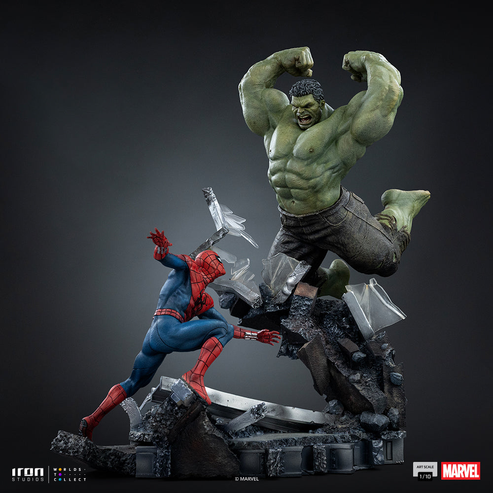 Pre-Order - Statue Spider-Man vs Hulk - Spider-Man: Brand New Day - Art Scale 1/10 - Iron Studios product image 11, provided