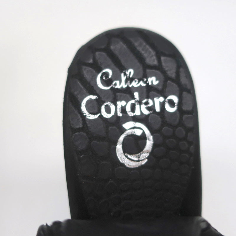 Calleen Cordero Platform Wedge Sandals Felipa Black Snake-Print Leather Size 6 product image 10, provided for visual