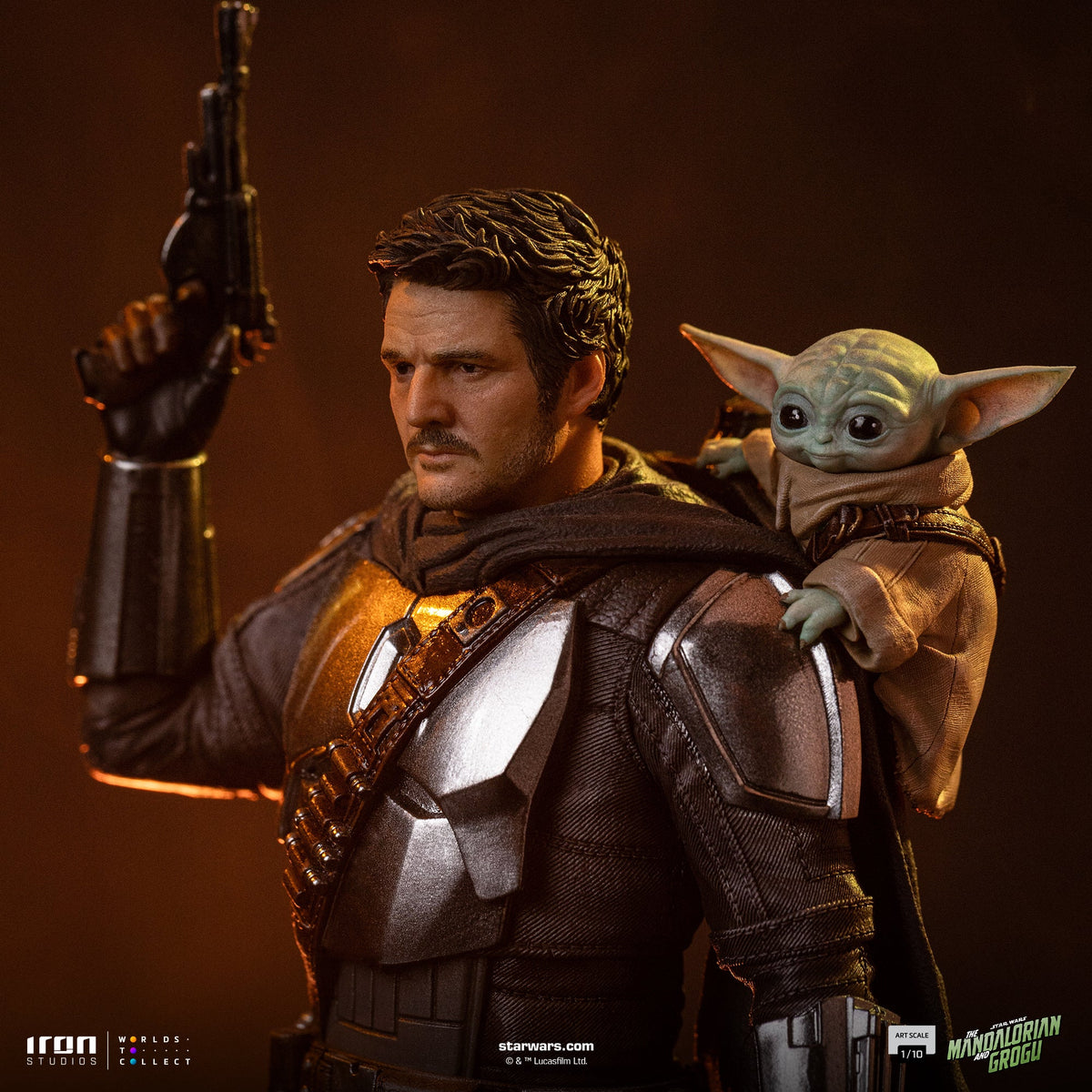 Mandalorian and Grogu Art Scale 1/10 Statue - Iron Studios product image 3, provided for visual reference and product detail