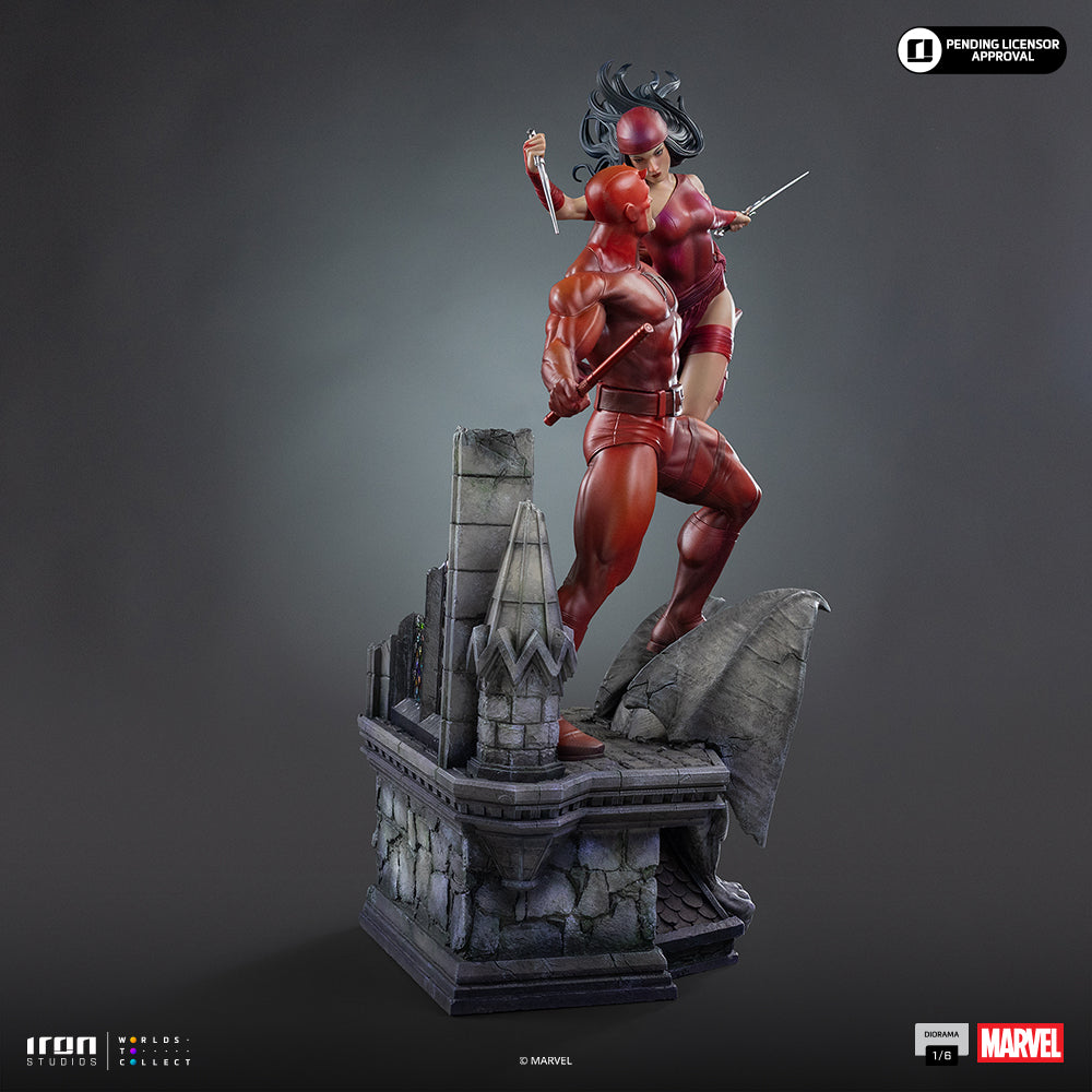 Pre-Order - Statue Daredevil and Elektra - Marvel Comics - Diorama 1/6 - Iron Studios product image 17, provided for visual
