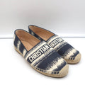 Christian Dior Granville D-Stripes Logo Embroidered Espadrilles Navy Size 37 product image 1, provided for visual reference
