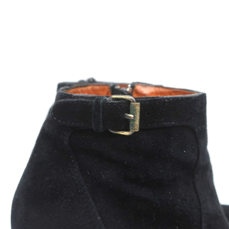 Lanvin Wedge Ankle Boots Black Suede Size 37 product image 3, provided for visual reference and product detail review