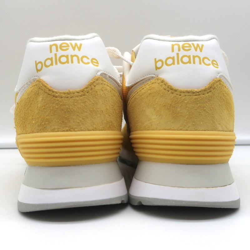 New Balance 574 Sneakers Wheat Field Yellow Suede Size 8 WL574FV2 NEW product image 8, provided for visual reference and