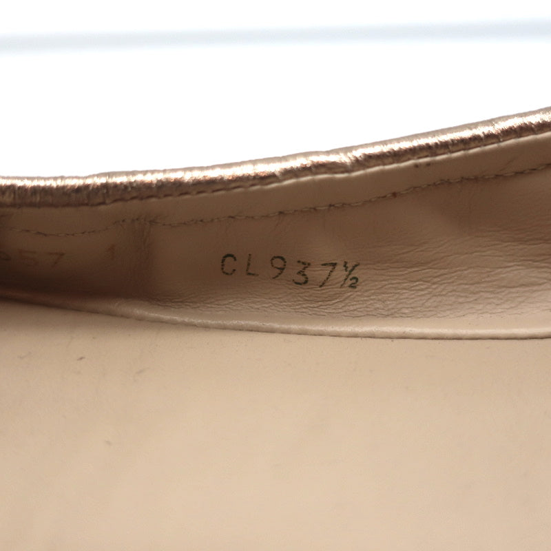 Valentino Garavani Studded Bow Ballet Flats Gold Size 37.5 product image 9, provided for visual reference and product detail