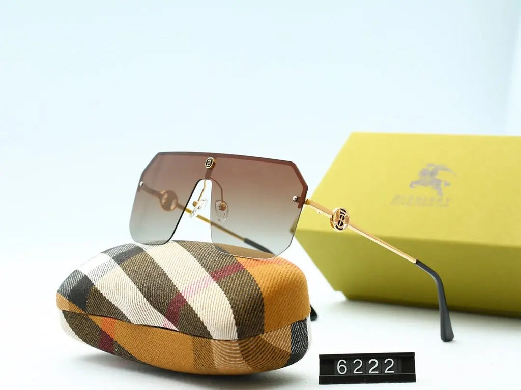 6 COLORS Half Frame THIN METAL FRAME SUNGLASSES product image 3, provided for visual reference and product detail review