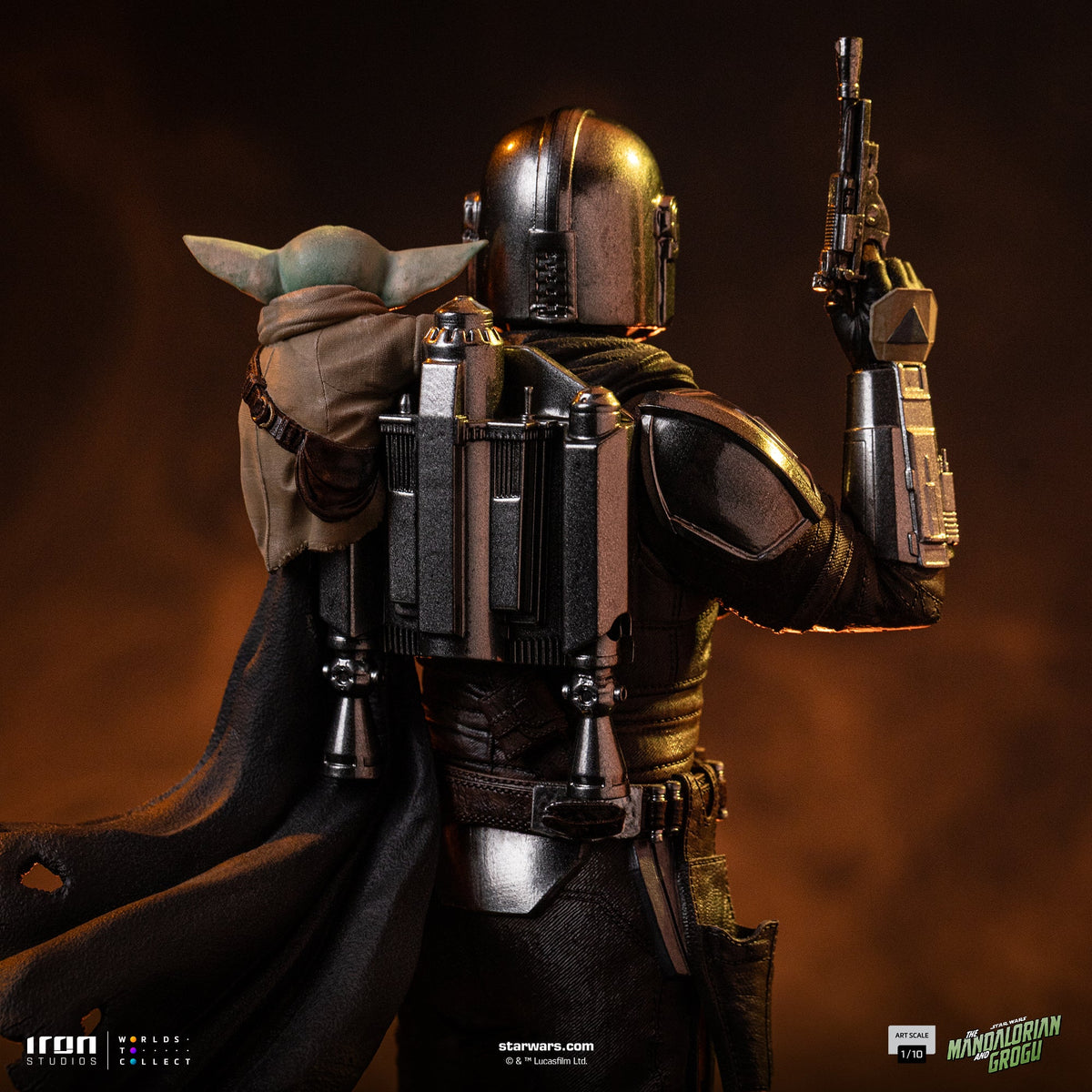Mandalorian and Grogu Art Scale 1/10 Statue - Iron Studios product image 4, provided for visual reference and product detail