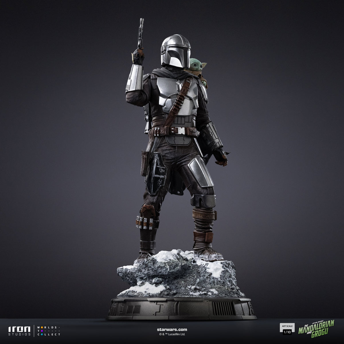 Mandalorian and Grogu Art Scale 1/10 Statue - Iron Studios product image 14, provided for visual reference and product