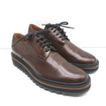 Dries Van Noten Platform Lace-Up Derby Loafers Brown Leather Size 41 NEW product image 1, provided for visual reference and