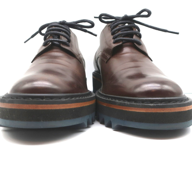 Dries Van Noten Platform Lace-Up Derby Loafers Brown Leather Size 41 NEW product image 5, provided for visual reference and
