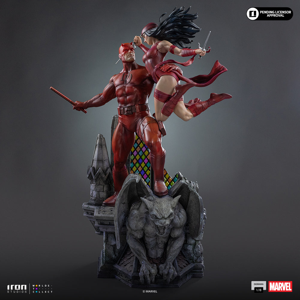 Pre-Order - Statue Daredevil and Elektra - Marvel Comics - Diorama 1/6 - Iron Studios product image 14, provided for visual