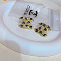 Small fragrant diamond pearl Earrings product image 1, provided for visual reference and product detail review