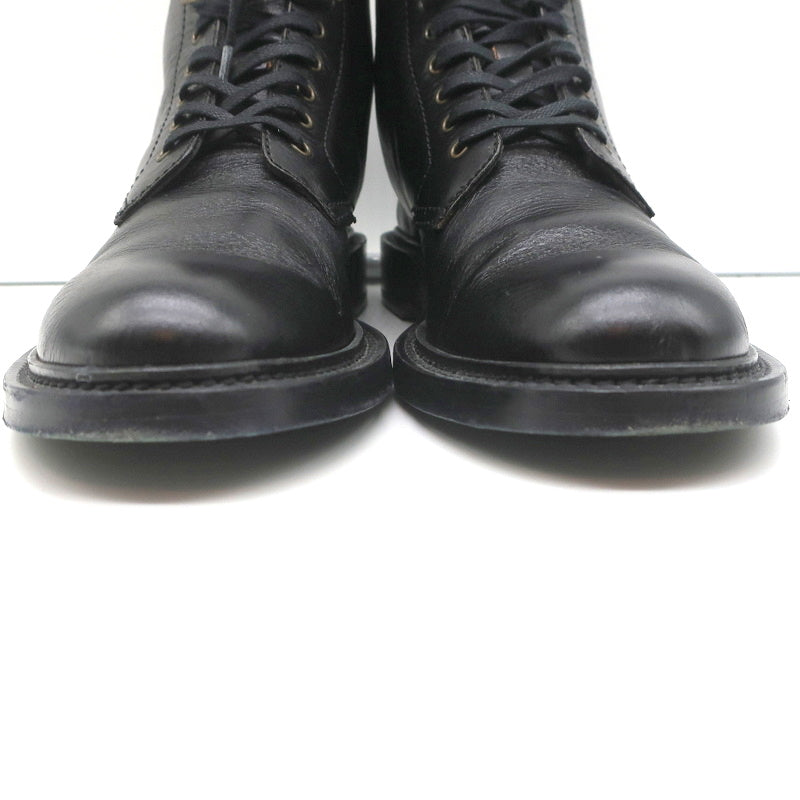 Saint Laurent Army 25 Ankle Boots Black Leather Size 38 Lace-Up Combat Boots product image 6, provided for visual reference