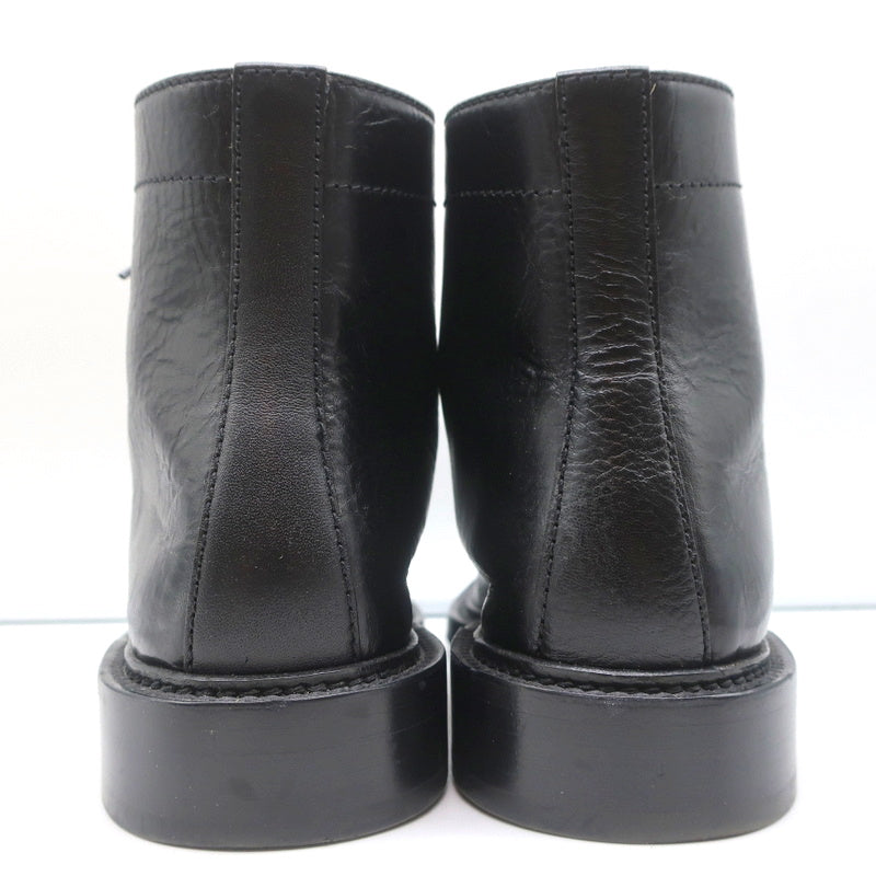 Saint Laurent Army 25 Ankle Boots Black Leather Size 38 Lace-Up Combat Boots product image 9, provided for visual reference
