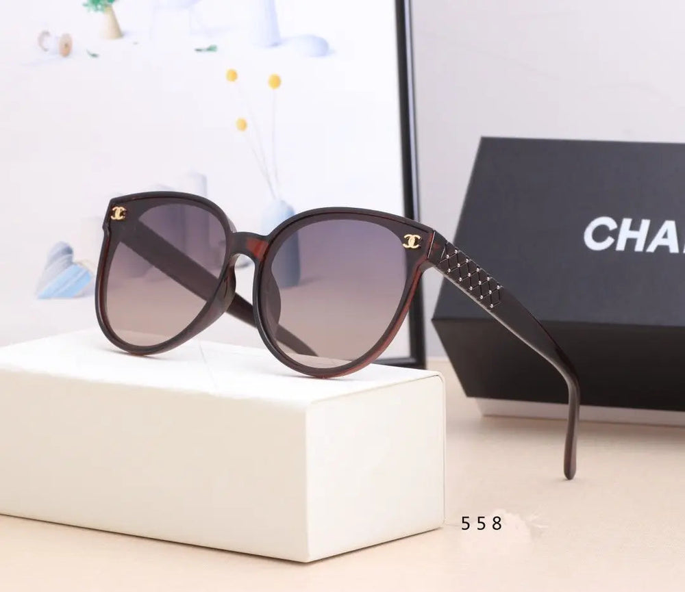 5 Colors Purple Lens Cat Eyes Sunglasses