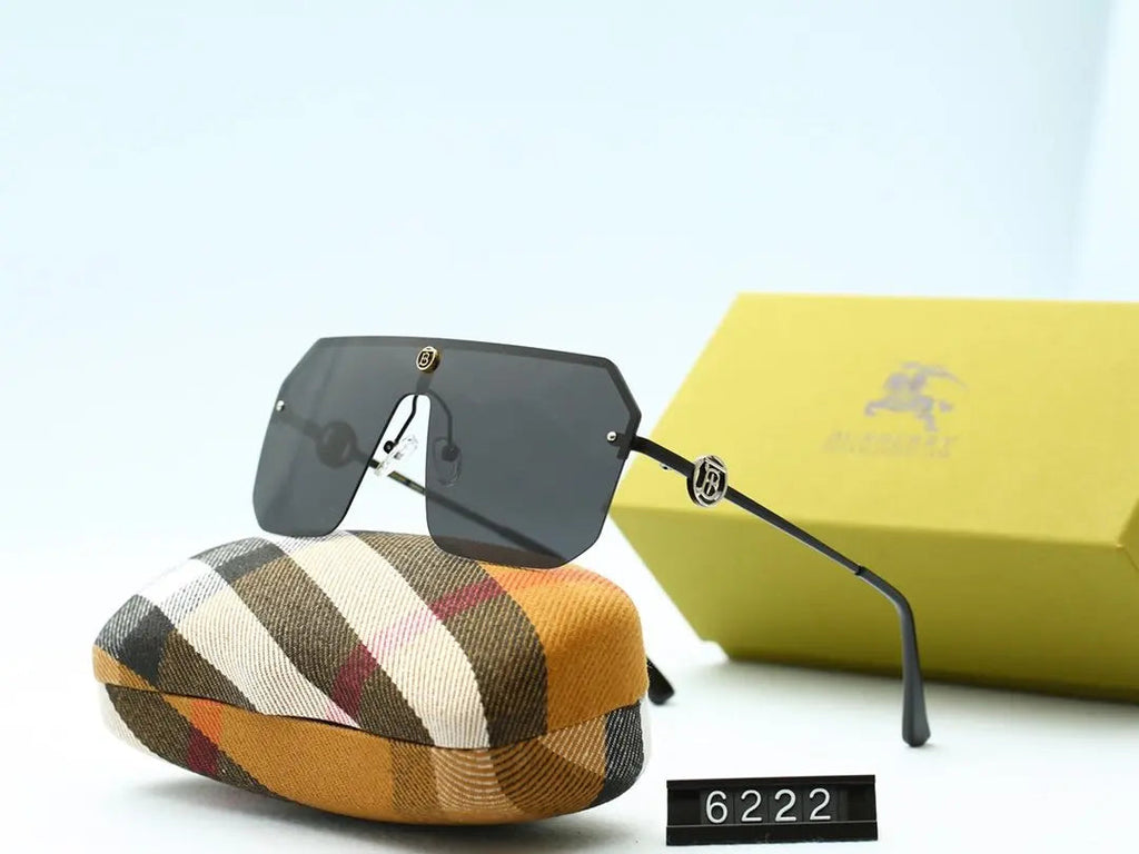 6 COLORS Half Frame THIN METAL FRAME SUNGLASSES product image 5, provided for visual reference and product detail review