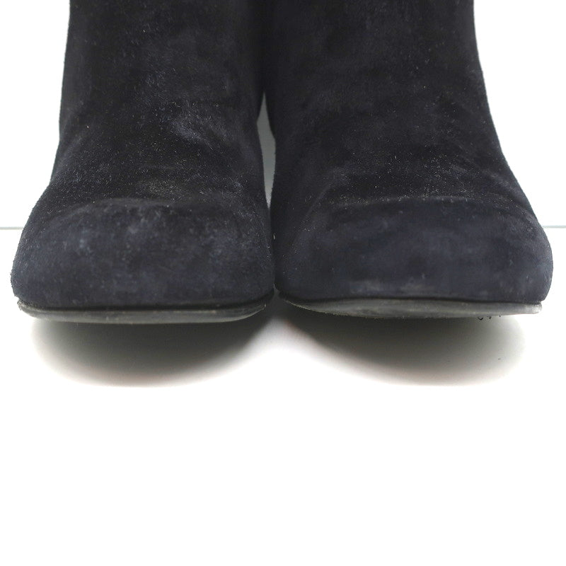 Lanvin Wedge Ankle Boots Black Suede Size 37 product image 5, provided for visual reference and product detail review