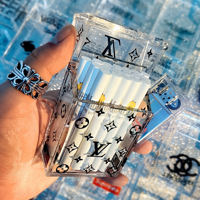 Transparent cigarette case product image 1, provided for visual reference and product detail review