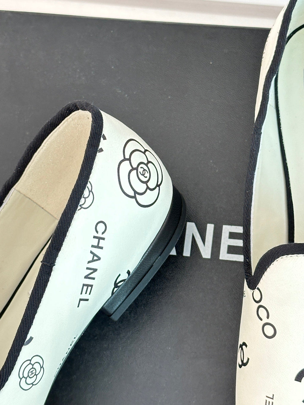 2023 CC double C print loafers-S30 product image 5, provided for visual reference and product detail review