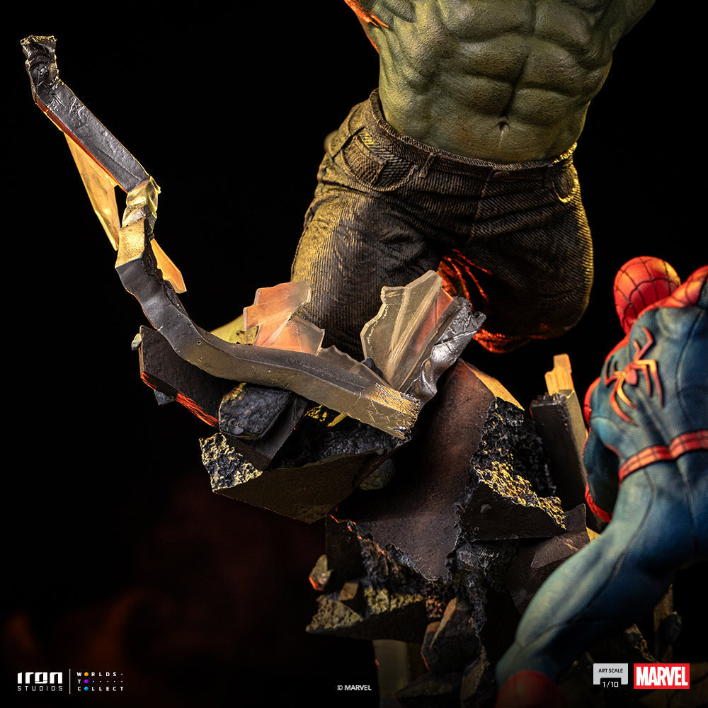 Pre-Order - Statue Spider-Man vs Hulk - Spider-Man: Brand New Day - Art Scale 1/10 - Iron Studios product image 7, provided
