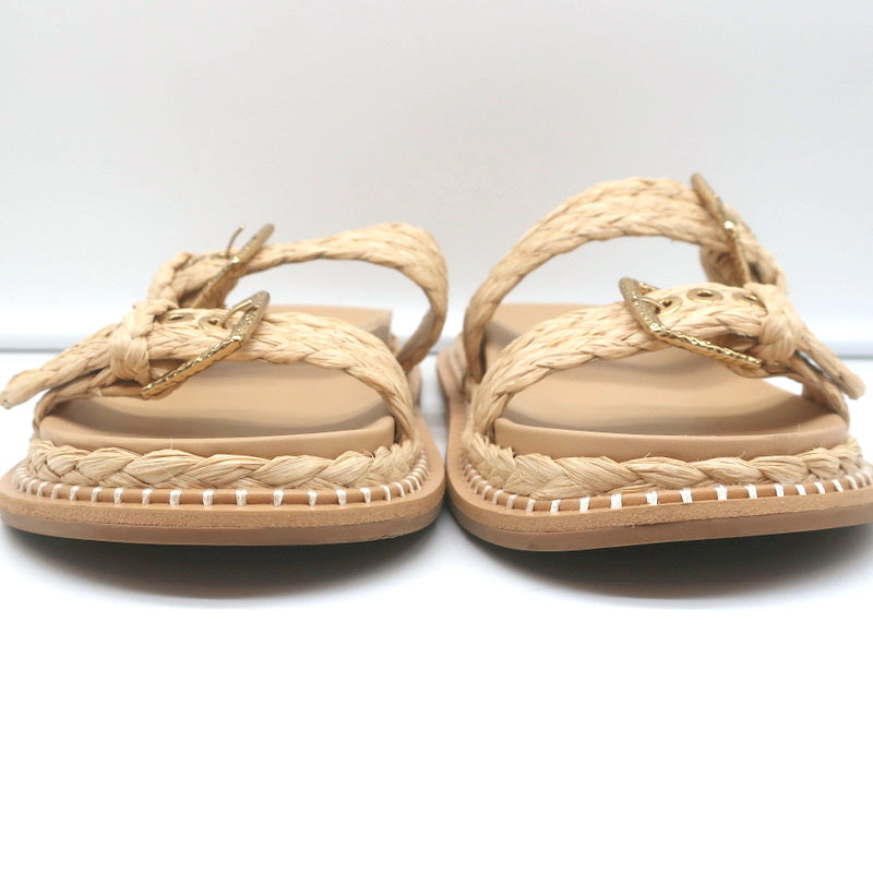 Ulla Johnson Kiera Raffia Slide Sandals Natural Size 39.5 product image 5, provided for visual reference and product detail