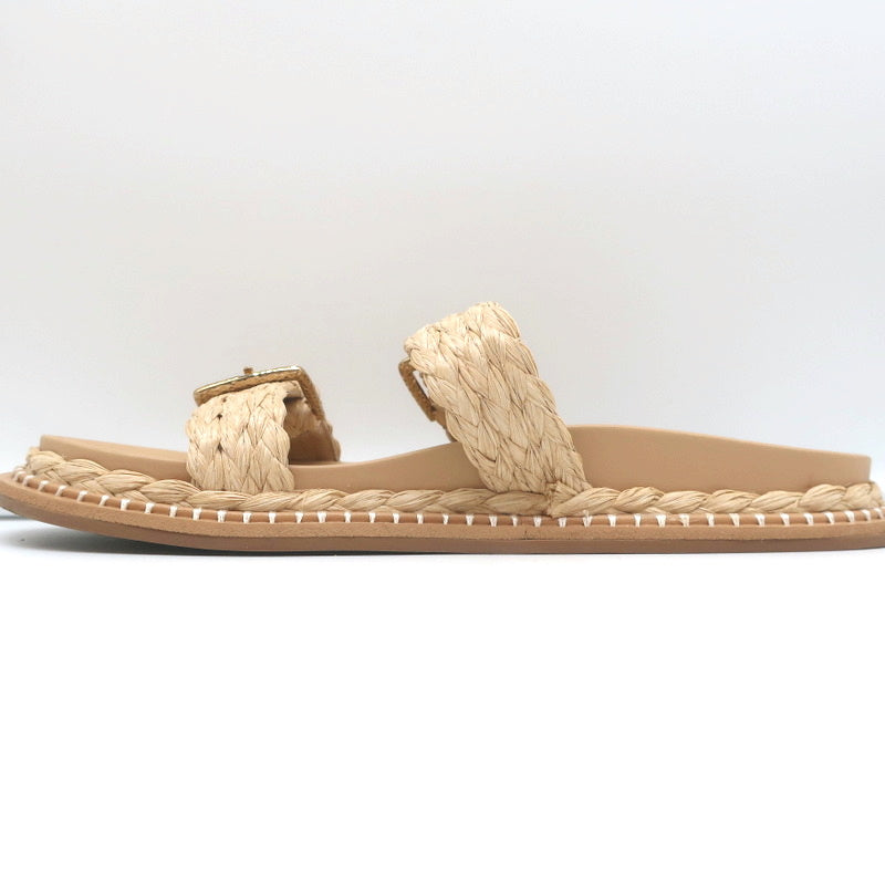 Ulla Johnson Kiera Raffia Slide Sandals Natural Size 39.5 product image 7, provided for visual reference and product detail