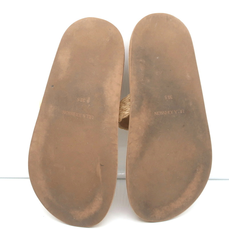 Ulla Johnson Kiera Raffia Slide Sandals Natural Size 39.5 product image 11, provided for visual reference and product detail