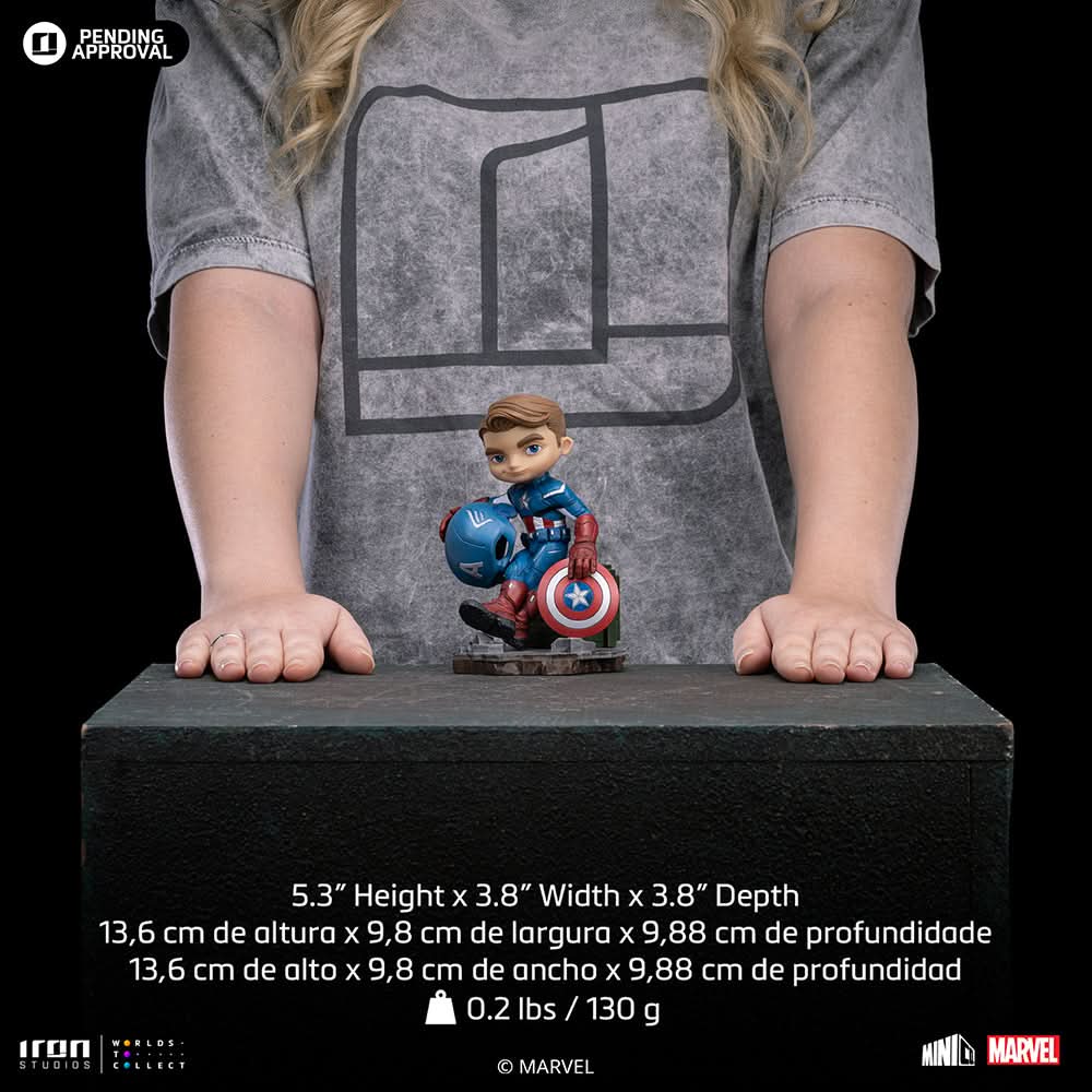 Captain America Infinity Saga MIniCo Statue - Iron Studios product image 7, provided for visual reference and product detail