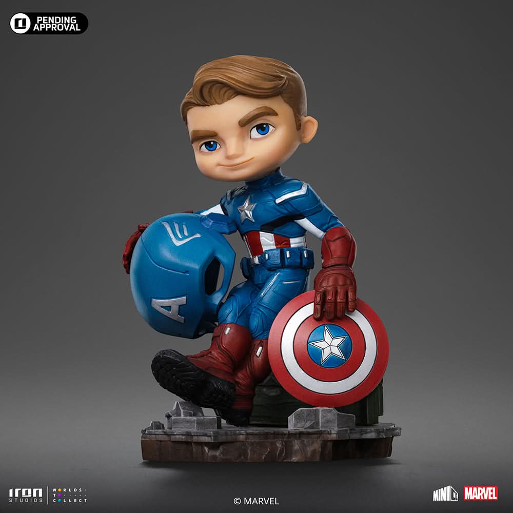 Captain America Infinity Saga MIniCo Statue - Iron Studios product image 3, provided for visual reference and product detail