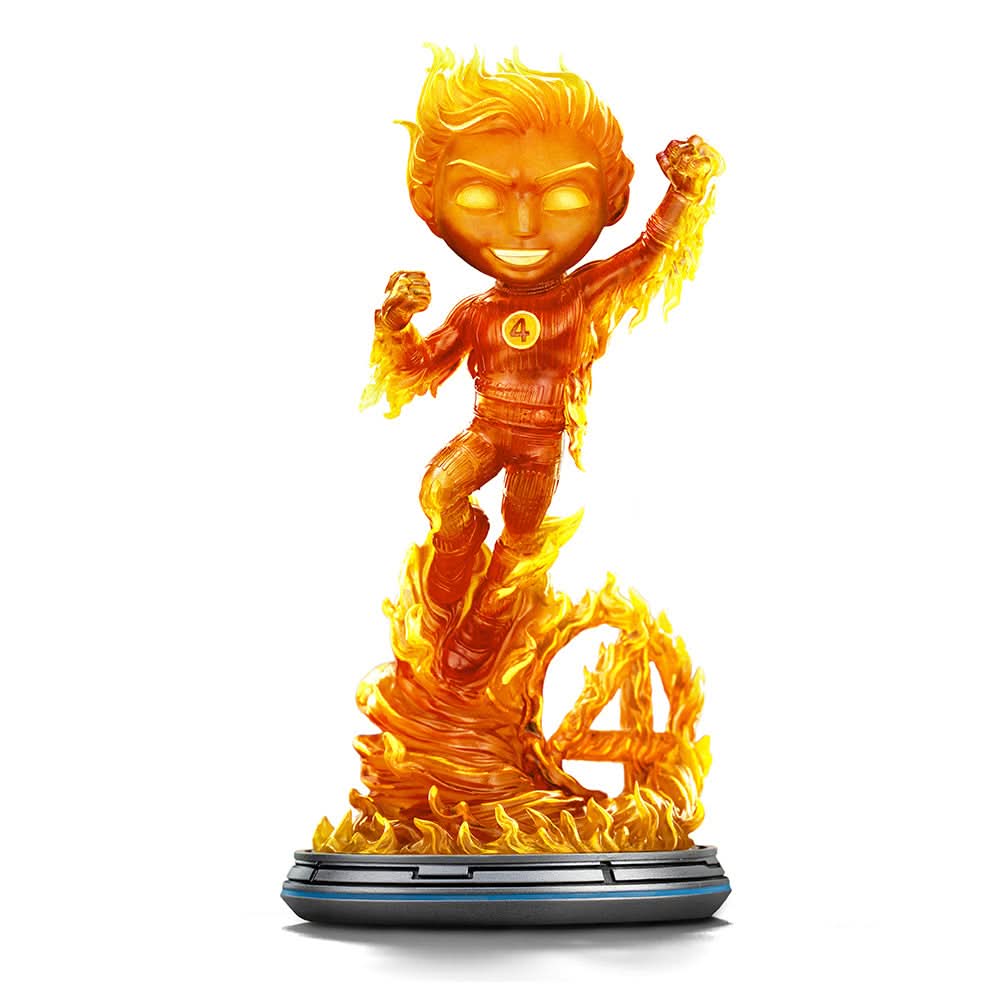 Human Torch The Fantastic Four: First Steps Minico Statue - Iron Studios product image 1, provided for visual reference and