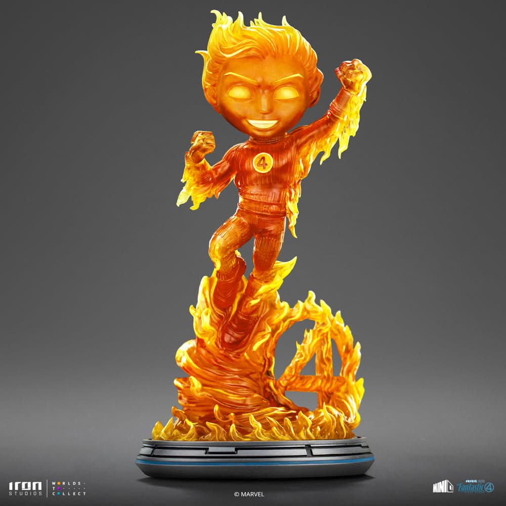 Human Torch The Fantastic Four: First Steps Minico Statue - Iron Studios product image 3, provided for visual reference and