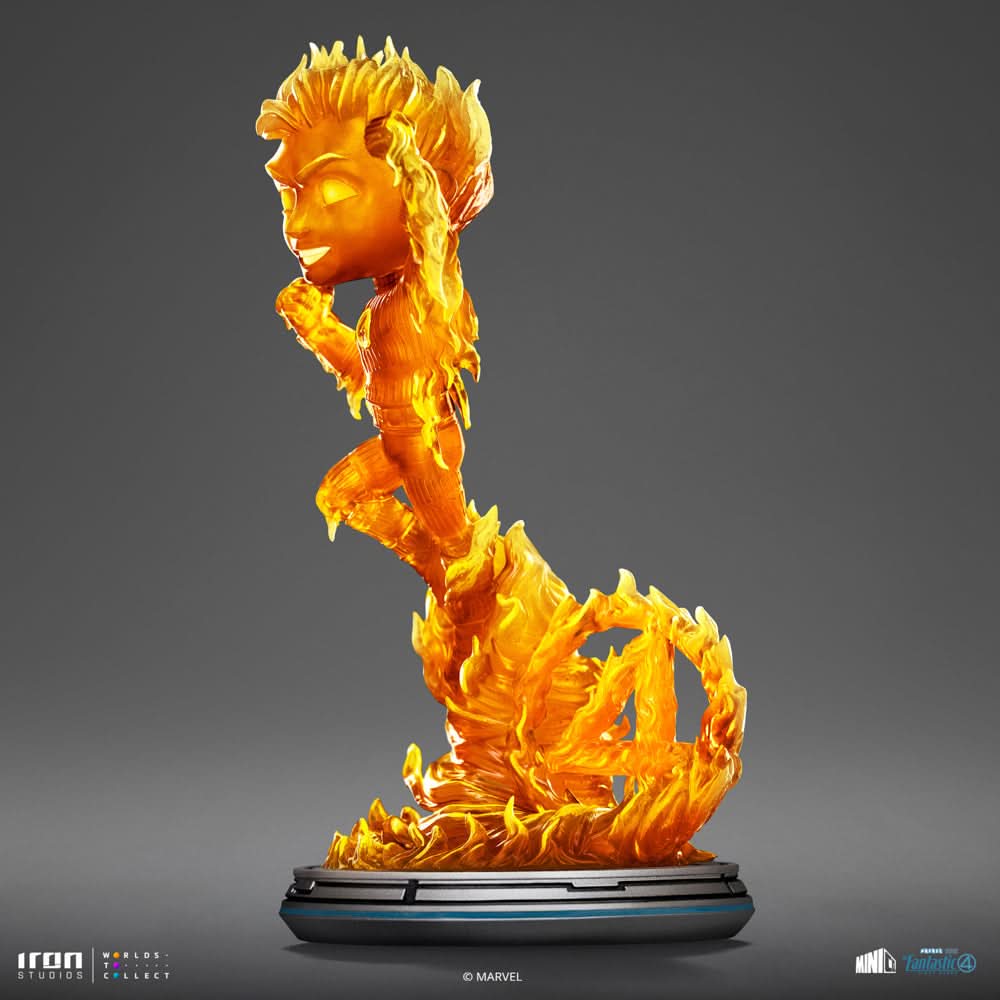 Human Torch The Fantastic Four: First Steps Minico Statue - Iron Studios product image 4, provided for visual reference and