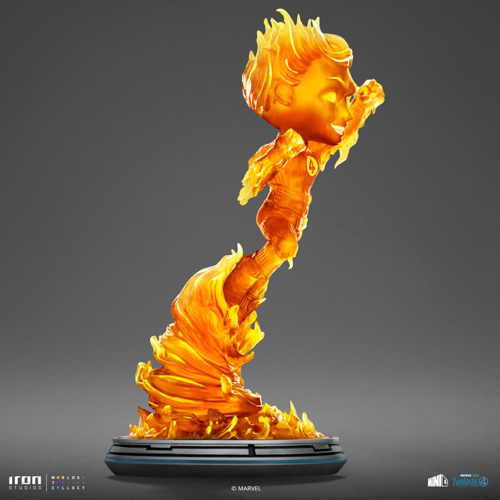 Human Torch The Fantastic Four: First Steps Minico Statue - Iron Studios product image 5, provided for visual reference and