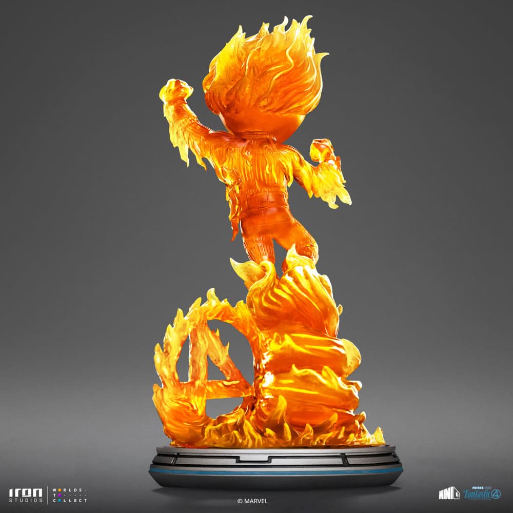 Human Torch The Fantastic Four: First Steps Minico Statue - Iron Studios product image 6, provided for visual reference and