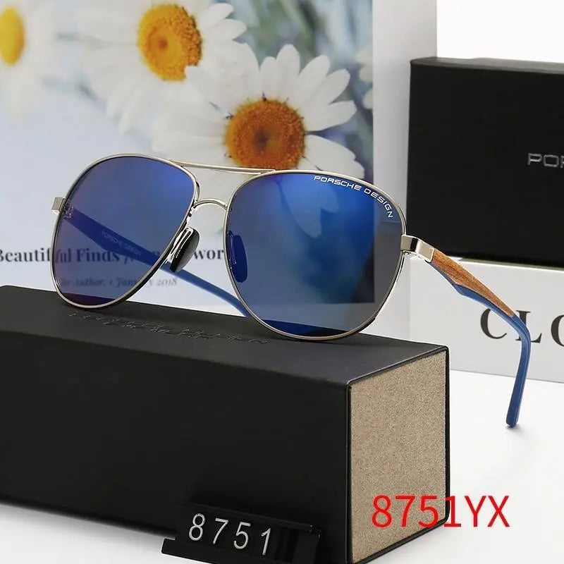4 Colors Fashion Frame Men Polarized Sunglasses product image 3, provided for visual reference and product detail review