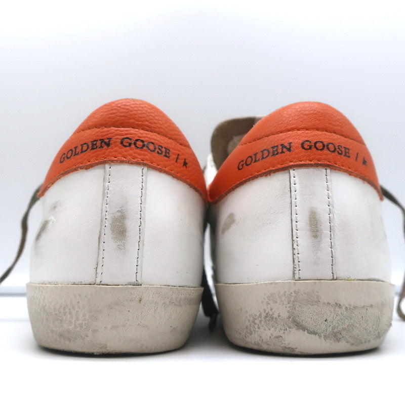 Golden Goose Superstar Double Tongue Glitter Star Sneakers White Size 37 NEW product image 8, provided for visual reference
