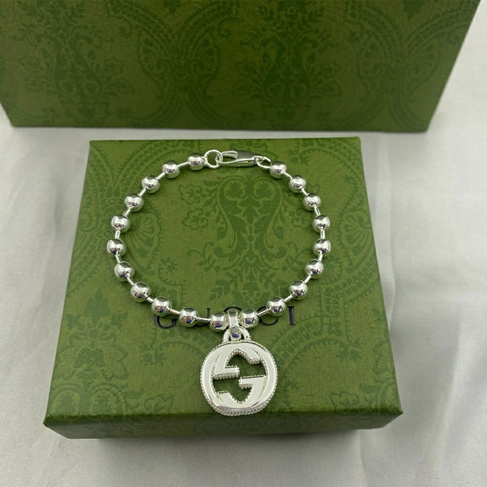 Double G interlocking ball necklace bracelet product image 5, provided for visual reference and product detail review