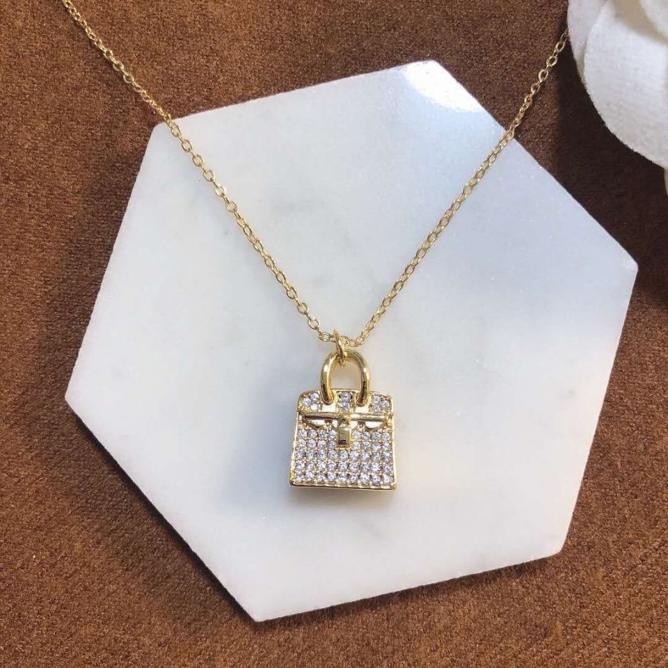 full diamond necklace collarbone chain product image 2, provided for visual reference and product detail review