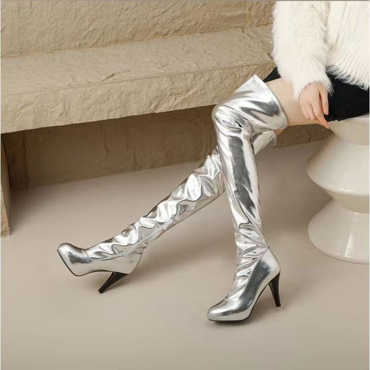New Fashion Pointed sexy High Heel Long boots product image 5, provided for visual reference and product detail review