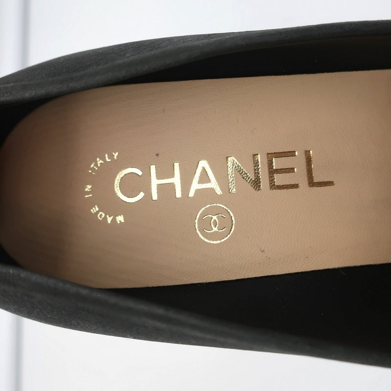 15C Metallic Cap Toe Platform Pumps Black/Gold Buffalo Leather Size 38 product image 10, provided for visual reference and