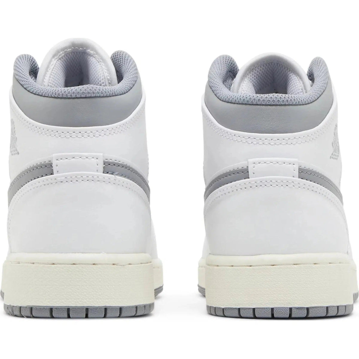Nike Air Jordan 1 Mid Vintage White (GS) product image 4, provided for visual reference and product detail review