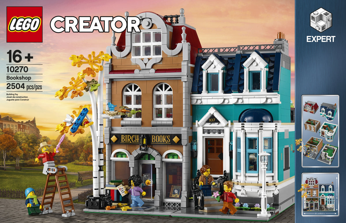 10270 LEGO Bookshop product image 1, provided for visual reference and product detail review
